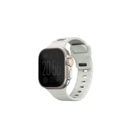 UNIQ Stride SE FKM řemínek pro Apple Watch 49 & 46 & 45 & 44 mm - LUME (bílá)