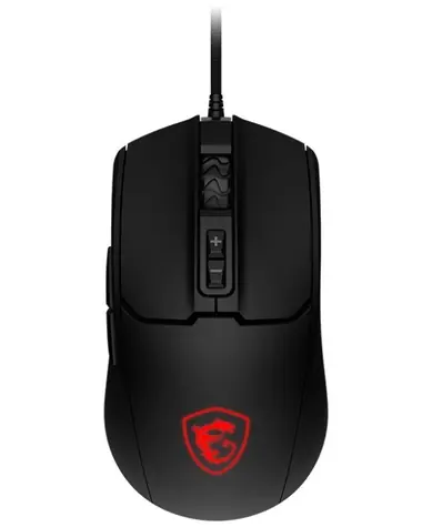 MSI Forge GM100 černá / Herní optická myš / 6400 DPI / 7 tlačítek / USB / RGB