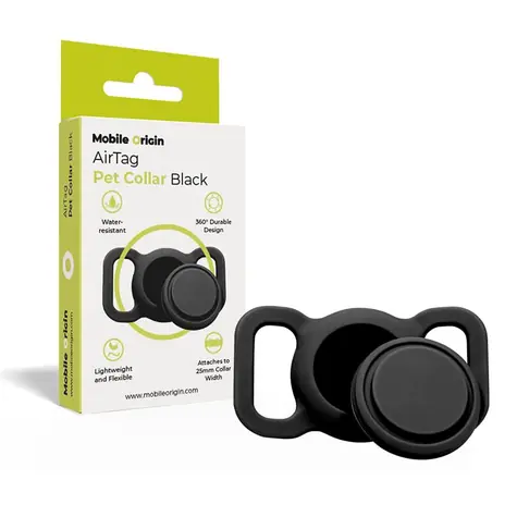 Mobile Origin AirTag Pet Collar černá / držák na obojek
