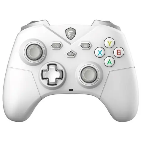 MSI Force GC300 Wireless bílá / Gamepad / 2 analogové páčky / 2.4 GHz / BT / USB-C