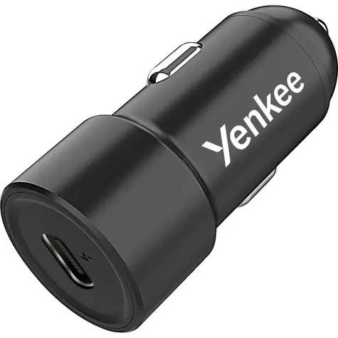 YENKEE YAC 2035 černá / Autonabíječka / USB-C / 20W