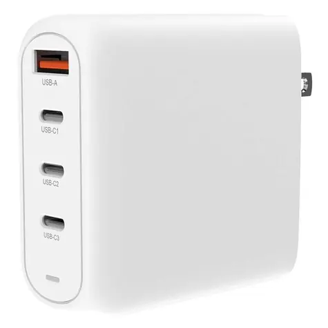 Creative Labs 100W GAN CHARGER bílá / síťový adaptér / 100W / GaN / 1xUSB-A / 3xUSB-C 