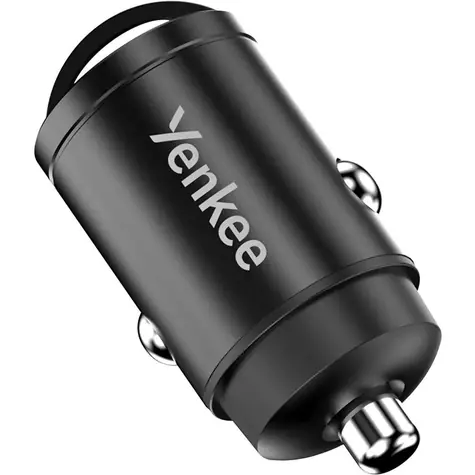 YENKEE YAC CAR 01 MINI černá / autonabáječka / 2x USB-C / 30W 