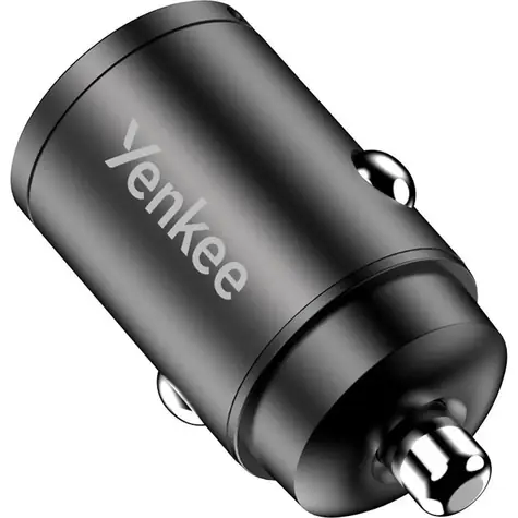 YENKEE YAC CAR 02 MINI černá / autonabíječka / 1x USB-A / 1x USB-C / 30W