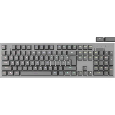 Genesis Lead 300  Double Shot Keycaps šedá / sada náhradních kláves / 106 ks
