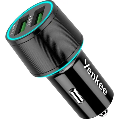 YENKEE YAC 2136 USB černá / autonabíječka / 2x USB-A / QC 3.0 / 36W