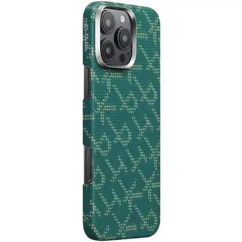 Pitaka Tactile Woven Case ochranný kryt pro Apple iPhone 16 Pro zelená