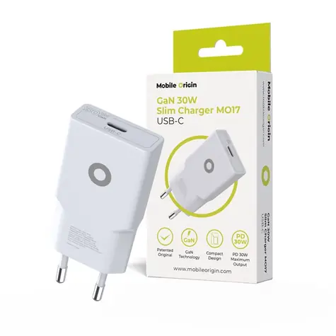 Mobile Origin GaN 30W Slim Charger MO17 / Nabíječka / USB-C