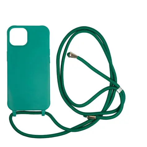 Mobile Origin Lanyard Case zadní kryt pro Apple iPhone 14 tmavě zelená