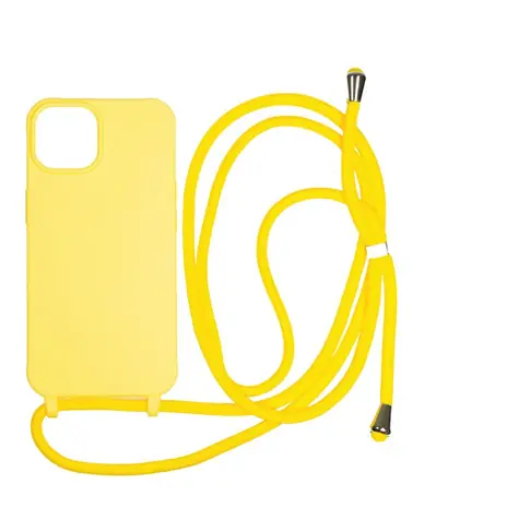 Mobile Origin Lanyard Case zadní kryt pro Apple iPhone 14 žlutá