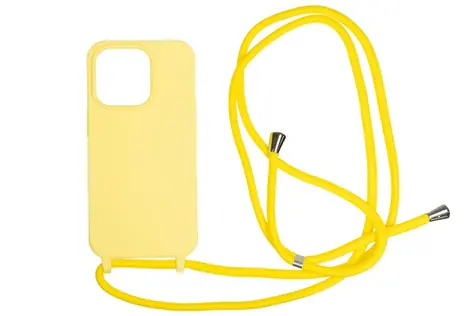 Mobile Origin Lanyard Case zadní kryt pro Apple iPhone 14 Pro žlutá