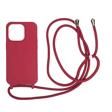 Mobile Origin Lanyard Case zadní kryt pro Apple iPhone 14 Pro červená