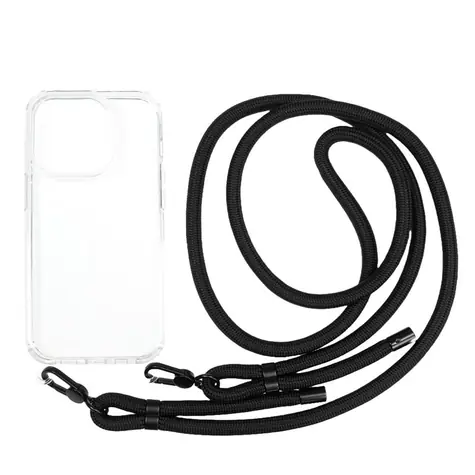 Mobile Origin Lanyard Case zadní kryt pro Apple iPhone 14 Pro čirá