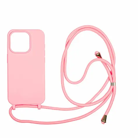 Mobile Origin Lanyard Case zadní kryt pro Apple iPhone 15 Pro růžová