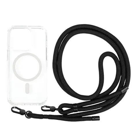 Mobile Origin Lanyard MagSafe Case zadní kryt pro Apple iPhone 14 Pro čirá