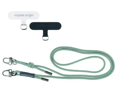 Mobile Origin Lanyard rope 6 mm šňůrka olivově zelená / 82 - 163cm