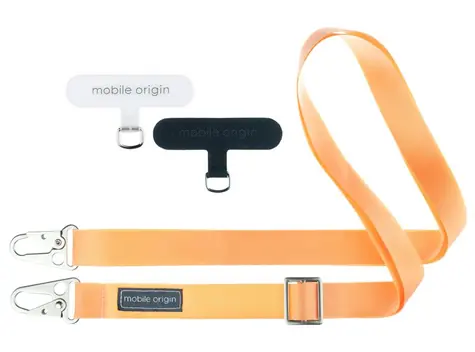 Mobile Origin Lanyard tape 25mm šňůrka broskvová / 84 - 165cm