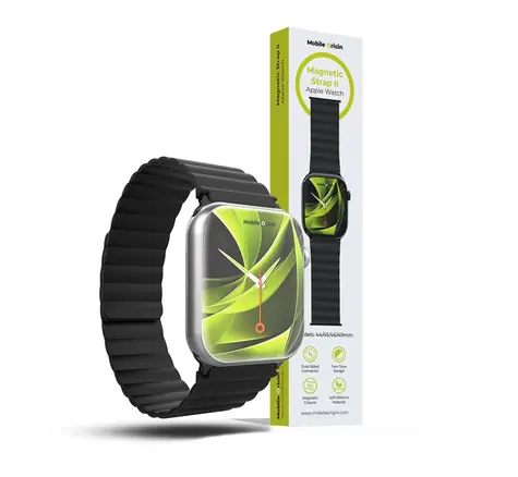 Mobile Origin Magnetic Watch Strap II řemínek pro Apple Watch 49mm/46mm/45mm/44mm černá/černá