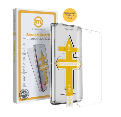 Mobile Origin Screen Guard with arrow applicator ochranné sklo pro Samsung Galaxy A15 s aplikátorem