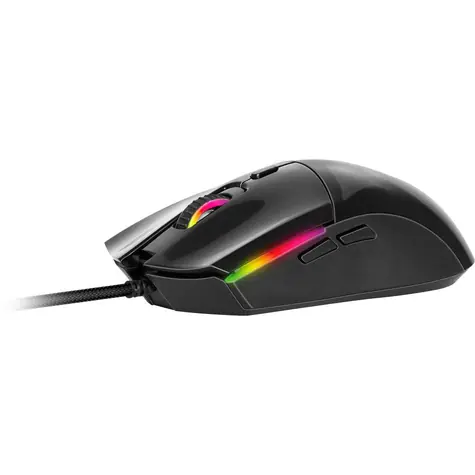 YENKEE YMS 3010 PRISMA USB černá / herní optická myš / 12000 DPI / 6 tlačítek / USB / 1.5 m