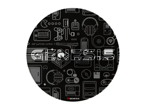 Genesis Tellur 300 Gear černá / podložka pod židli / 100 x 100cm