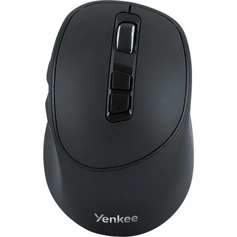 YENKEE YMS 2080GY WL SLIDER černá / bezdrátová optická myš / 2400 DPI / 6 tlačítek / 2.4 GHz / USB-C 