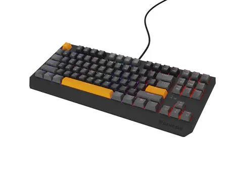 Genesis Thor 230 TKL  Anchor Gray Negative RGB Outemu Red šedá / herní mechanická klávesnice / USB