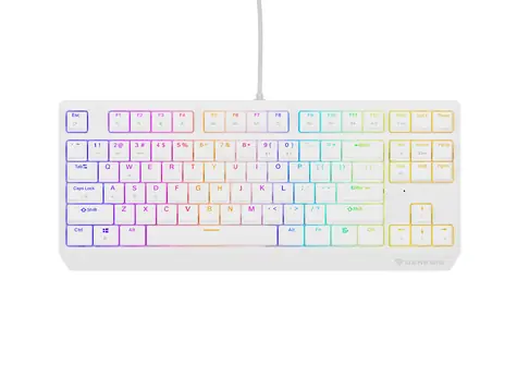 Genesis Thor 230 TKL Outemu Brown bílá / herní klávesnice / USB