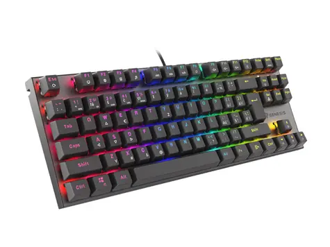 Genesis Thor 303 TKL RGB Outemu Brown černá / herní klávesnice / USB