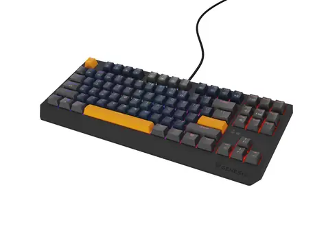 Genesis Thor 230 TKL RGB Naval Blue Positive  Outemu Panda černá / herní klávesnice / USB