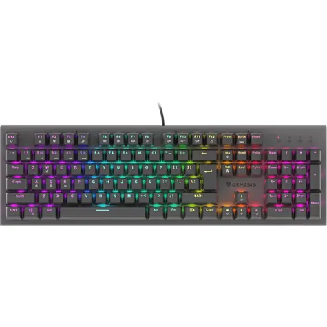 Genesis Thor 303 RGB černá / herní tichá klávesnice / USB