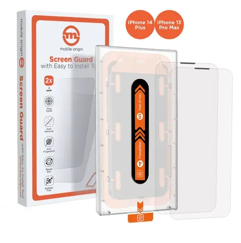 Mobile Origin Screen Guard ochranné sklo pro Apple iPhone 14 Plus/13 Pro Max s aplikátorem / 2 ks