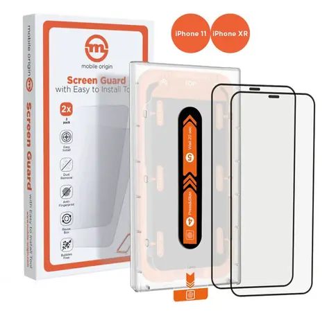 Mobile Origin Screen Guard ochranné sklo pro Apple iPhone 11/XR s aplikátorem / 2 ks