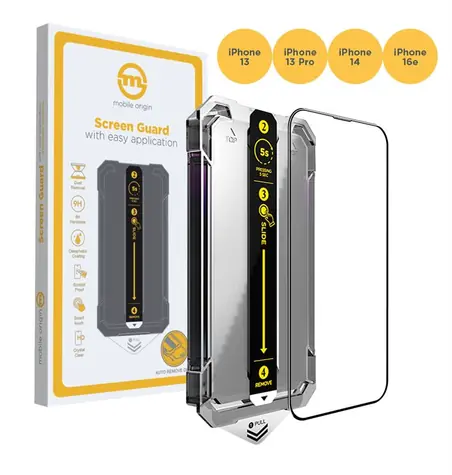 Mobile Origin Screen Guard ochranné sklo pro Apple iPhone 16e/14/13/13 Pro s aplikátorem