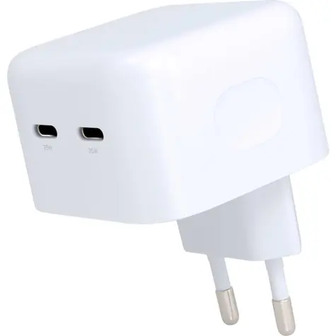 YENKEE YAC 2133 Dual USB C bílá / Nabíječka / 2x USB-C / 36W / PD 3.1 / QC 3.0+