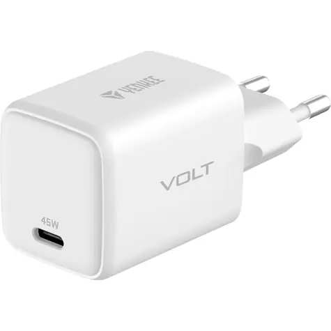 YENKEE YAC G45 VOLT bílá / Nabíječka / USB-C / 45W / QC 4.0+ 
