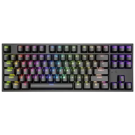 Genesis Thor 404 TKL RGB Gateron Yellow Pro černá / herní mechanická klávesnice / USB