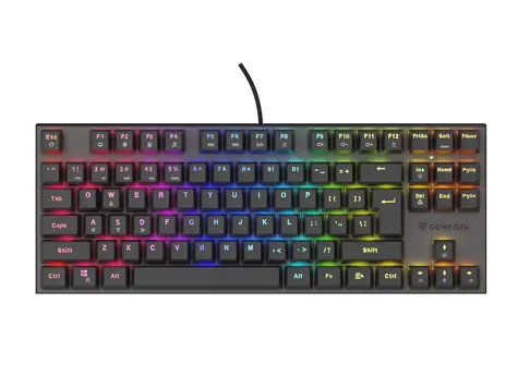 Genesis Thor 303 TKL RGB Outemu Peach Silent černá / herní mechanická klávesnice / USB