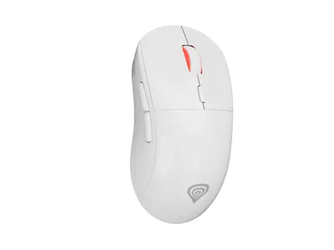 Genesis Zircon XIII RGB Custom Wireless bílá / herní optická myš / 26000 DPI / 7 tlačítek / USB