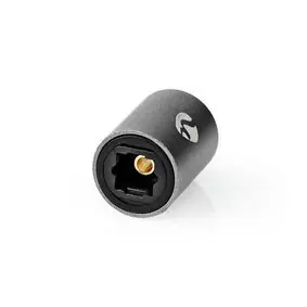 Nedis Adaptér TosLink (F) - TosLink (M) šedá 