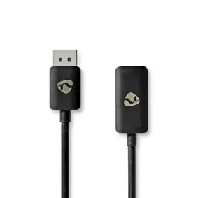 Nedis Kabel DisplayPort (M) - HDMI (F) 0.20 m černá / poniklované 