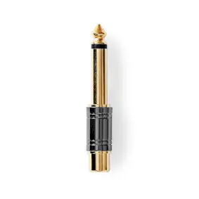 Nedis Mono audio adaptér jack 6.35 mm (M) - RCA (F) / pozlacený 
