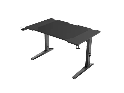 Genesis Holm Modular 120 RGB / Herní stůl / černý / D:120cm / Š:75cm / V:70-90cm
