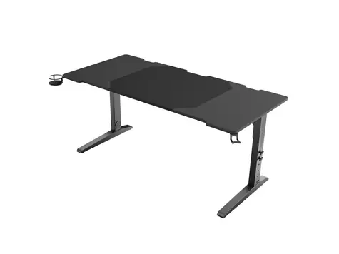 Genesis Holm Modular 160 RGB / Herní stůl / černý / D:160cm / Š:75cm / V:70-90cm