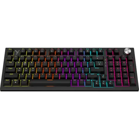 YENKEE YKB 3510US APEX černá / herní klávesnice /mechanická / Outemu Red / RNBW / USB-C / 1.8 m / US Layout