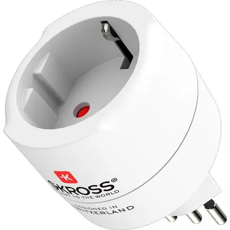 SKROSS cestovní adaptér do Brazílie & Itálie & Švýcarska typ J/N/L