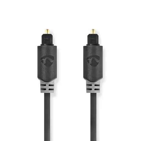 Nedis Optický audio kabel TosLink (M) - TosLink (M) 1.00 m černá 