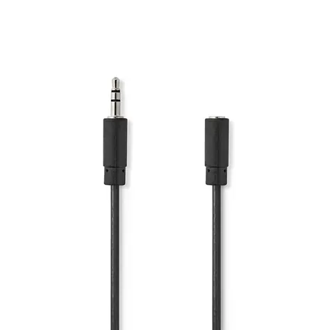 Nedis Stereo Audio kabel jack 3.5 mm (M) - jack 3.5 mm (F) 10.0 m černá 