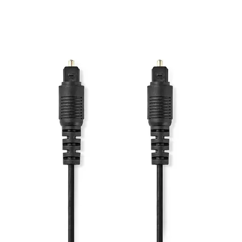 Nedis Optický audio kabel TosLink (M) - TosLink (M) 1.00 m černá 