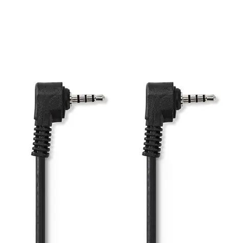 Nedis Audio Video kabel jack 3.5 mm (M) - jack 3.5 mm (M) 1.00 m černá